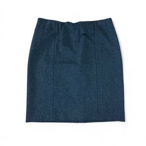 J. Jill Deep Heather Gray Pencil Skirt